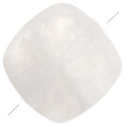 Cuenta cuadrada lisa 8 mm de piedra gema - Pierre de lune x1|raw }}