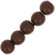 Redondas Polaris opaco  6 mm Marón x10|raw }}