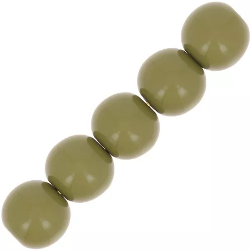 Redondas Polaris opaco  6 mm Khaki x10