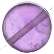 Cuenta redonda lisa 8 mm de piedra gema - Amethyste x1