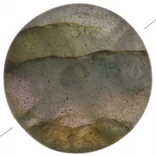 Cuenta redonda lisa 8 mm de piedra gema - Labradorite x1