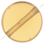 Cuenta redonda lisa 8 mm de imitación piedra gema - Hydro Citrine x1|raw }}