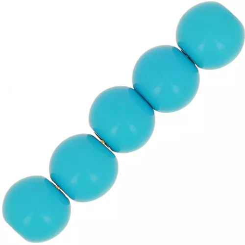 Redondas Polaris opaco 6 mm Turquoise x10