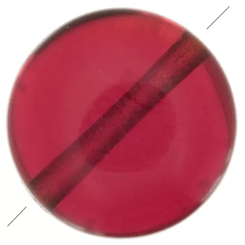 Cuenta redonda lisa 8 mm de imitación piedra gema - Hydro Grenat x1
