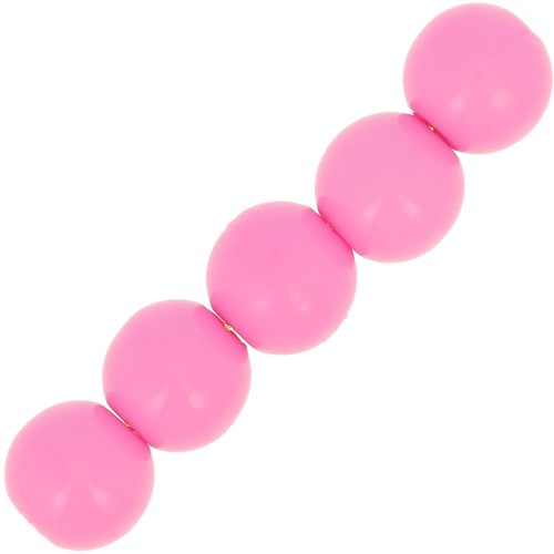 Redondas Polaris opaco  6 mm Rosa x10