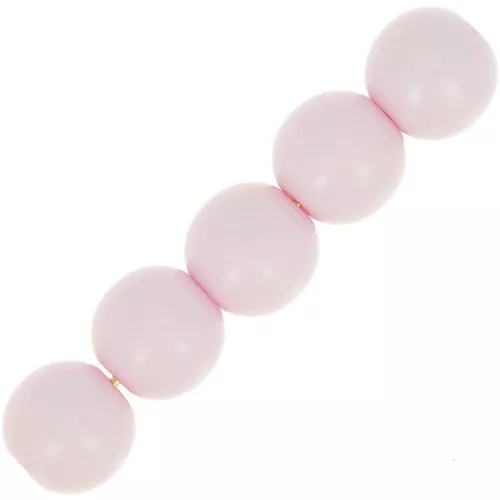 Redondas Polaris opaco 6 mm Light Rose x10