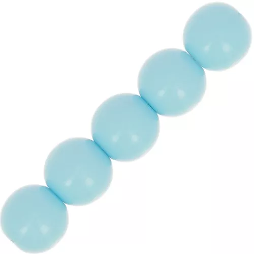 Redondas Polaris opaco 6 mm Aquamarine x10