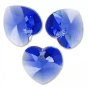 Corazones PureCrystal 6228 Sapphire 10,3x10 mm x6