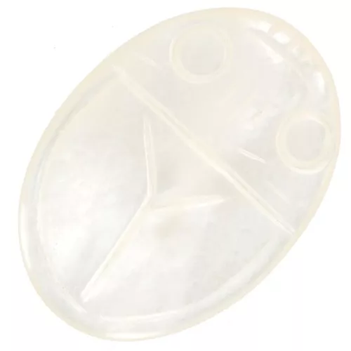 Cabujón Ovalado Grabado 25x18 mm Madreperla - Natural x1