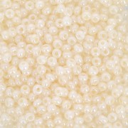 Cuentas de Rocalla Preciosa 11/0 de 2 mm - Crema nacarada x 20 g