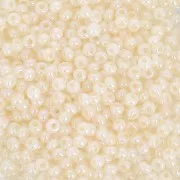 Cuentas de Rocalla Preciosa 11/0 de 2 mm - Crema nacarada x 20 g