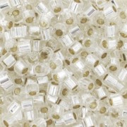 Miyuki Delica 10/0 Hex Cut DBMC0041 - Siver Lined Crystal x8gr|raw }}