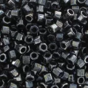 Miyuki Delica 10/0 Hex Cut DBMC0001 - Gunmetal x8gr