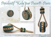 Kalos® par Puca® 4x3 mm - Crystal Mat x10g