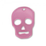 Colgante calavera 23 mm Rosa x1