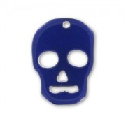 Colgante calavera 23 mm Dark Indigo x1|raw }}