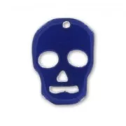 Colgante calavera 23 mm Dark Indigo x1