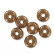 Cuentas de Rocalla Preciosa 6/0 4 mm - Luster Light Brown x20 g