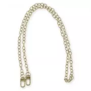 Asa cadena Leandra para bolso 89,5 cm bronce x1