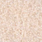 Miyuki Delica 11/0 DB0052 - Pale Peach Lined Crystal AB