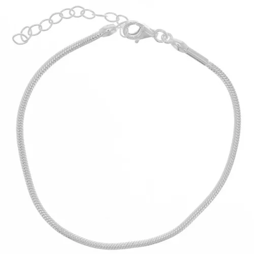 Pulsera de malla de serpentina de 1,9 mm - Plata 925 x16 cm