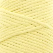 Bobina de cordón de algodón para macramé Suprême Cotton 3XL lana peinada - Amarillo claro x75m
