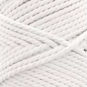Bobina de cordón de algodón para macrame - Crudo x50m