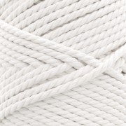 Bobina de cordón de algodón para macramé de 3 mm - Crudo x50m