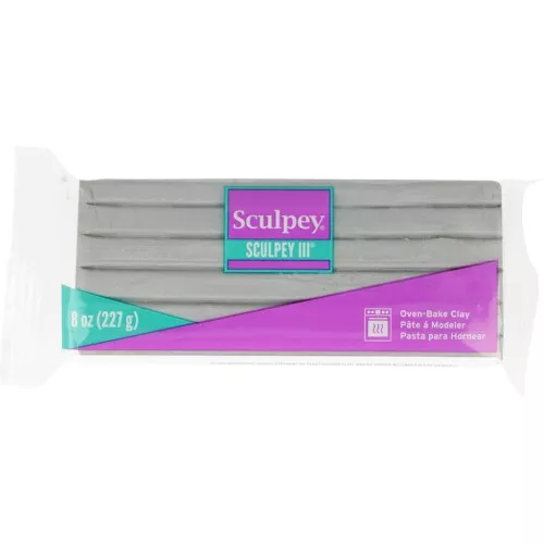 Pasta Sculpey III 227gr - Argent (n°1130)