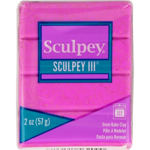 Pasta Sculpey III 57 gr Violet Glitter (n°562)