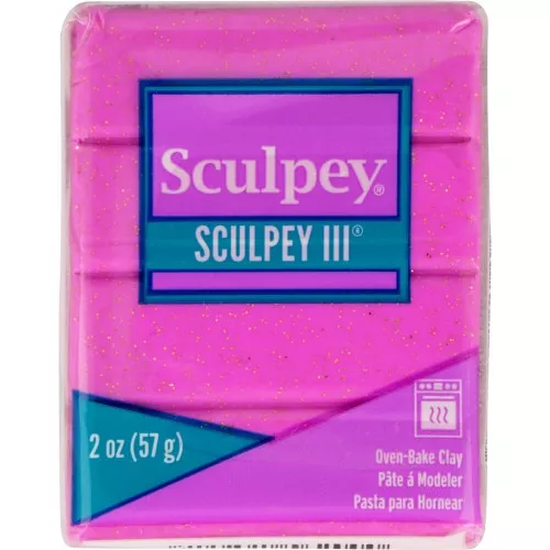 Pasta Sculpey III 57 gr Violet Glitter (n°562)