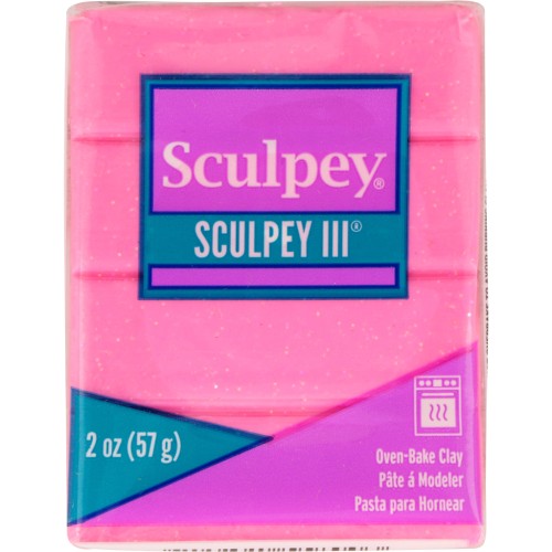 Sculpey III 57 gr - Purpurina rosa (n°558)