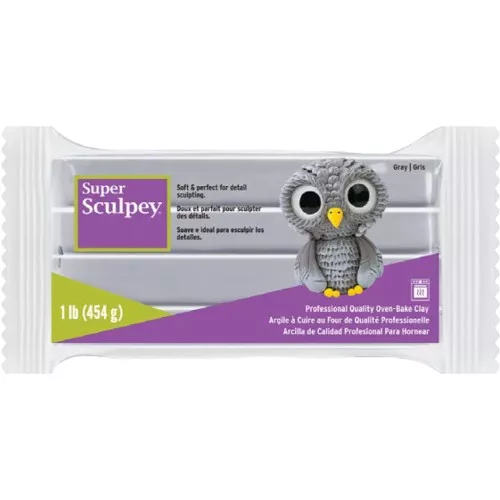 Super Sculpey Original Modelling Clay 454 gr - Gris