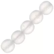 Abalorios Checas redondas 8 mm Crystal Mat x20