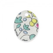 Cequí ovalado 15x12 mm Liberty Eloïse Rose x1|raw }}