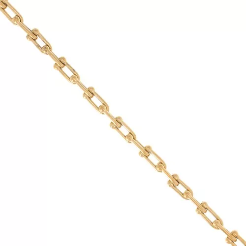 Cadena de fantasía de acero inoxidable 304 Dorado de 8 mm x50cm