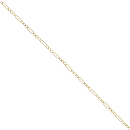 Cadena Rectángulo alternado Forçat 1.8 mm - Gold filled x50cm