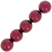 Perlas 6 mm Bordeaux x50