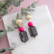 Pendientes de 14 mm con aro - Chapado en orox2