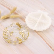 Molde de silicona - concha - 11x11 cm x1