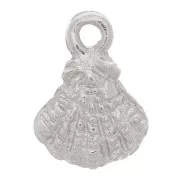 Charm Vieira 9x7 mm - Rodio x1