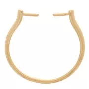 Anillo fino ajustable e intercambiable S.53 a S.55 - Dorado con oro fino x1