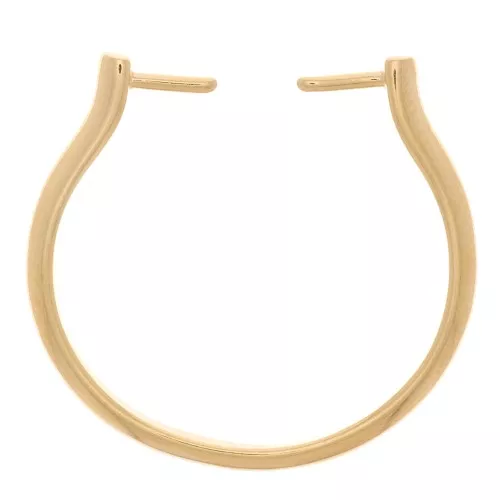 Anillo fino ajustable e intercambiable S.53 a S.55 - Dorado con oro fino x1