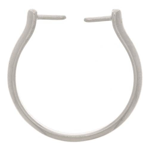 Anillo fino ajustable e intercambiable T.53 a T.55 - Rodio x1