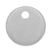 Mini lentejuelas redondas de 8 mm grabadas S. Acero - Acero inoxidable 304 x10