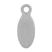 Mini gotas de lentejuelas 10x4 mm grabadas S. Acero - Acero inoxidable 304 x10