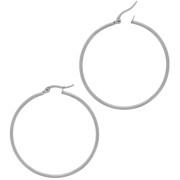 Creoles 48x2 mm para decorar en acero inoxidable 304 x2|raw }}