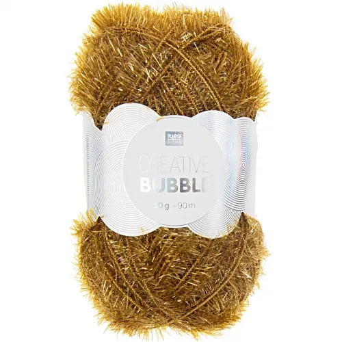 Creative Bubble - Hilo para ganchillo DIY estropajo esponja tawashi - Ochre x50g