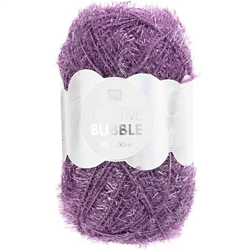Creative Bubble - Hilo de ganchillo para esponja Tawashi - Morado x50g
