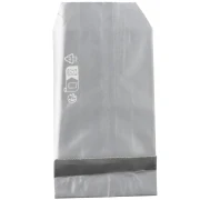 Bolsa de papel 7x12 cm - Plata x1